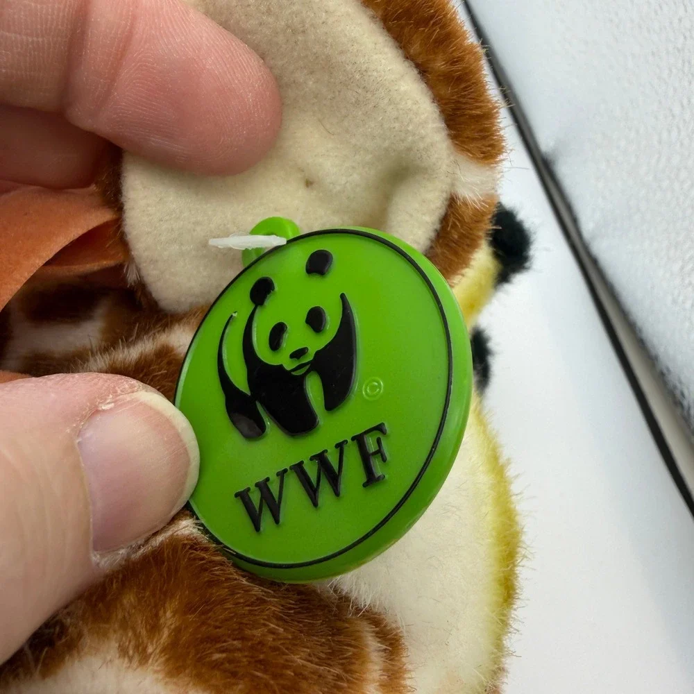 WWF World Wildlife Fund Plush Giraffe Stuffed Animal nursery toyVTG Aurora